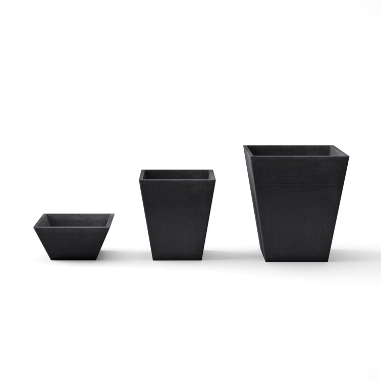 Veradek Pure Series 3 Piece Pot Planter Set Reviews Wayfair